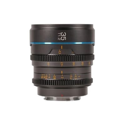 Sirui Night Walker 35mm T1.2 S35 Cine-objectief  L-mount Metaal grijs