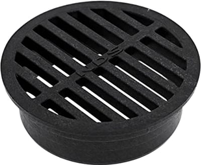 Rond Afvoerrooster 4 Inch - Ideaal voor Drainage van Water en Puin