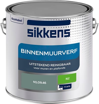 Sikkens - Binnenmuurverf Mat - N1.09.46 - Mengverf - 2,5 L