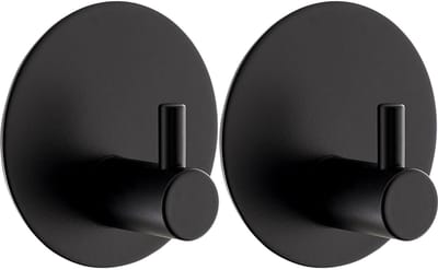 Zelfklevende Handdoekhaken - Set van 2 - RVS SUS304 - Extra Sterk - Waterdicht - Zonder Boren - Voor Badkamer, Keuken & Wand