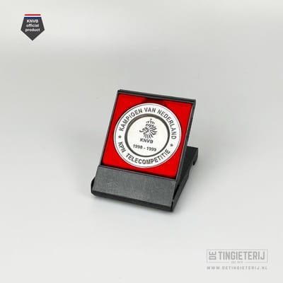 Miniatuur Kampioensschaal Eredivisie 98/99 - Feyenoord - Voetbal - Kampioen van Nederland - Officieel KNVB product - Cadeau Feyenoord - Feyenoord artikelen - Minischaal