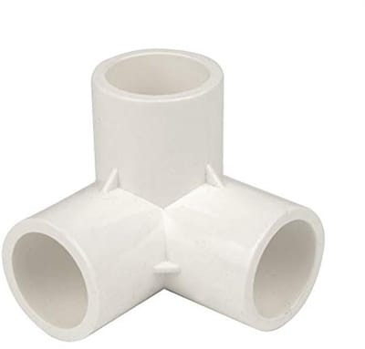 10 Stuks 3- en 4-Manieren PVC Connectoren voor Zware Kassen en Meubelbouw