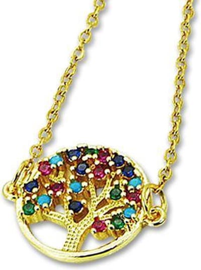 Amanto Ketting Celil Color G - 316L Staal - Levensboom - ∅15.5mm - 50cm