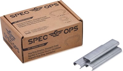 Gereedschap 16 Gauge 11/16" Varkenringen - Divergent Point, 2500 Pack - Ondersteun Veteranen met Elke Aankoop