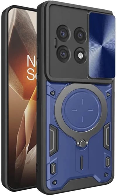 Hoesje geschikt voor OnePlus 13R - Techsuit CamGuard Pro Back Cover - Blauw