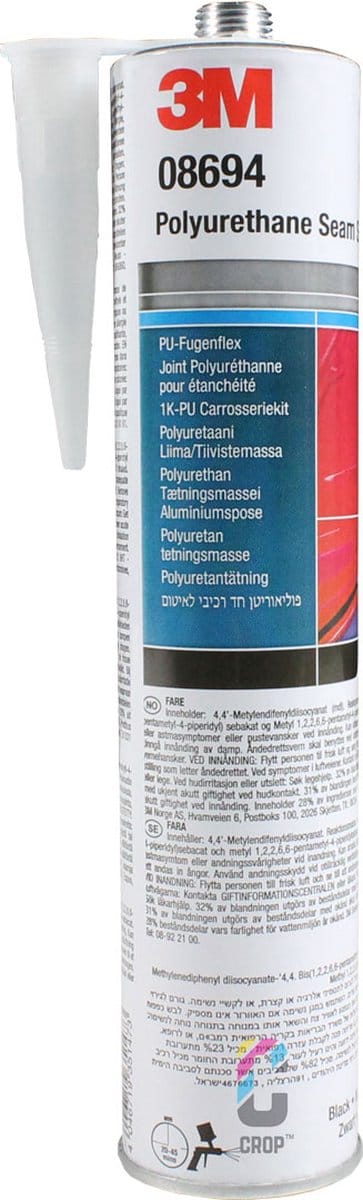 3M 1K-PU Carrosseriekit in Patroon 310ml - Zwart