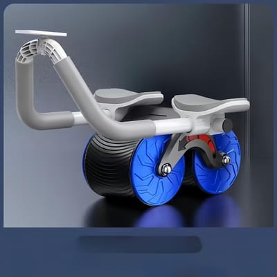 Elleboogsteun, buikwiel, twee-in-één buikspieroefeningen, buikspieren, fitnessapparatuur voor thuis voor heren en dames