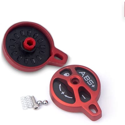 Dailygoods - Racefiets Vork Lock Cap Schakelaar - Hoogwaardige Montage Kit - Zwart/Rood - Duurzaam Materiaal - 10,9 x 6,1 x...