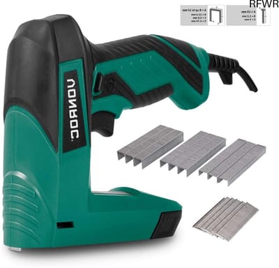 RFWR® Elektrische Tacker Set - Inclusief 900 Nieten en 300 Spijkers