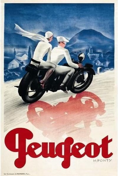 Peugeot - Motor - Metal card - Bord - Wandbord - 20x15 cm