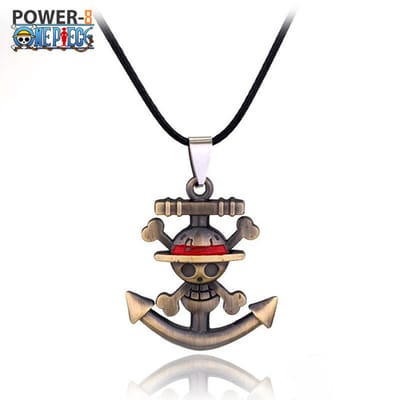 Power-8® Anime ketting: One Piece Manga Design - ketting met hanger - Unisex Anime Figuur Merchandise voor Heren, Dames, Jongens en Meisjes - one piece anime - one piece merchandise - cadeau tips - kerstcadeau -