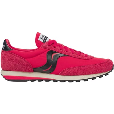 Saucony Unisex-sportschoenen van suède, maat 80 voor volwassenen (Rood)