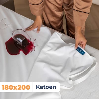 Best Life Waterdichte Matrasbeschermer 180x200 - Molton - Matrashoes