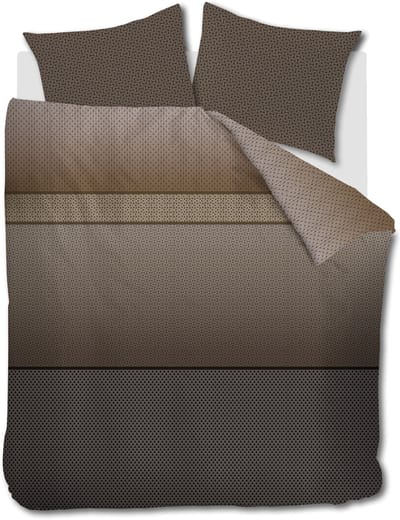 Beddinghouse Carter dekbedovertrek - Tweepersoons - 200 x 200/220 cm - Bruin