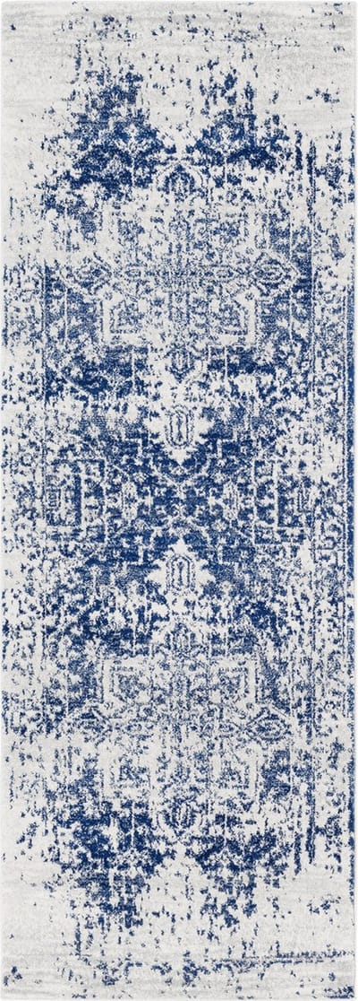 SURYA Juliette vloerkleed vintage oosters blauw