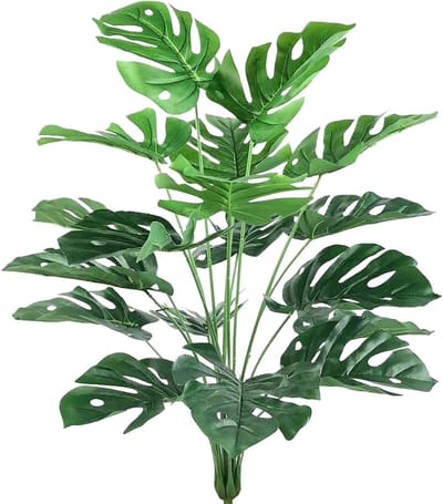 Tropische Kunstplanten met Monstera Bladeren voor Binnen en Buiten - 76cm Nepplanten voor Moderne Decoratie in Huis en Tuin