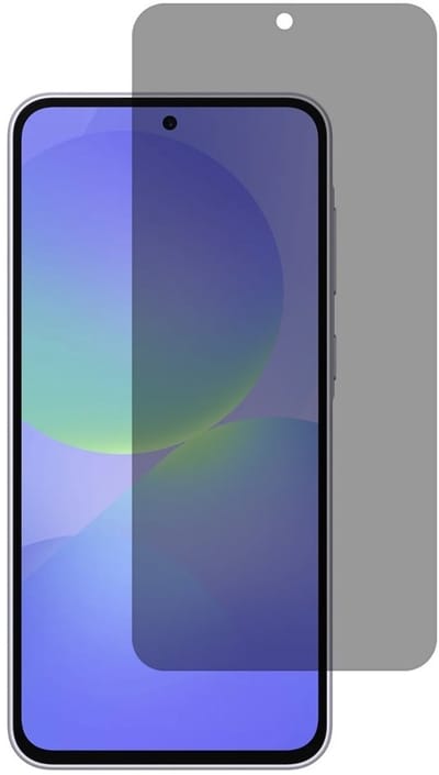 Coverup Screen Protector - Geschikt voor Samsung Galaxy A57 / A37 Screen Protector - Coverup Full-Cover Privacy Tempered Glass - Fingerprint Unlock - Zwart