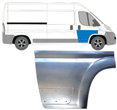 Reparatiepaneel voor deur voor Fiat Ducato 2006-2026 / Rechts