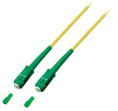 Danicom OS2 simplex glasvezel kabel SC/APC-SC/APC 0,50m