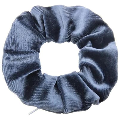 1 stuks Multifunctioneel Opbergzakje voor Haarbandjes - Draagbare Geldverberger & Organizer, Niet-Waterdicht, Elastiek voor Scrunchies met Rits en Geheime blauw