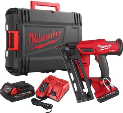 Milwaukee M18 FUEL™ FN16GA-202X Accu Afwerktacker 16Ga 18V 2.0Ah in HD-Box - 4933478092