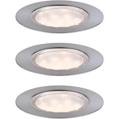Paulmann Outdoor Link & Light Basisset Grondspots Zilver 1,8w 3 Stuks