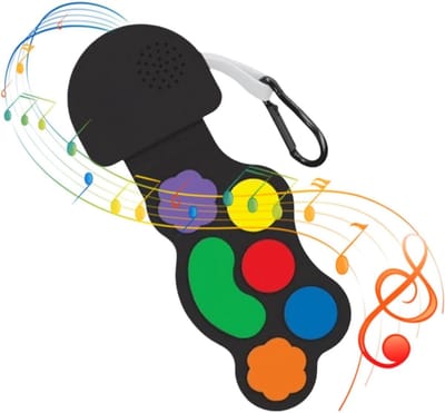 Speelgoedtrommel Muziekinstrument - Vingertrommel Pad - Muziek Leren - Zacht Siliconen - Mini Opvouwbaar - Niet gespecificeerd