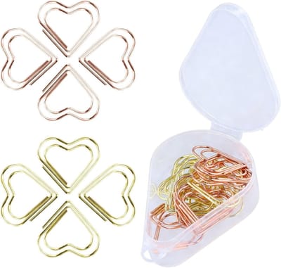 Druppelvormige paperclips, roestvrij en duurzaam, ideaal voor documenten, knutselen en decoratie (20 stuks)