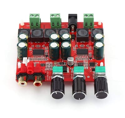 Dailygoody - Audio Amplifier Card - TPA3118 - 2.1 Kanaals Subwoofer - Digitale Versterker - 12V-26V - 60W - Compact - Geschikt voor DIY Audio
