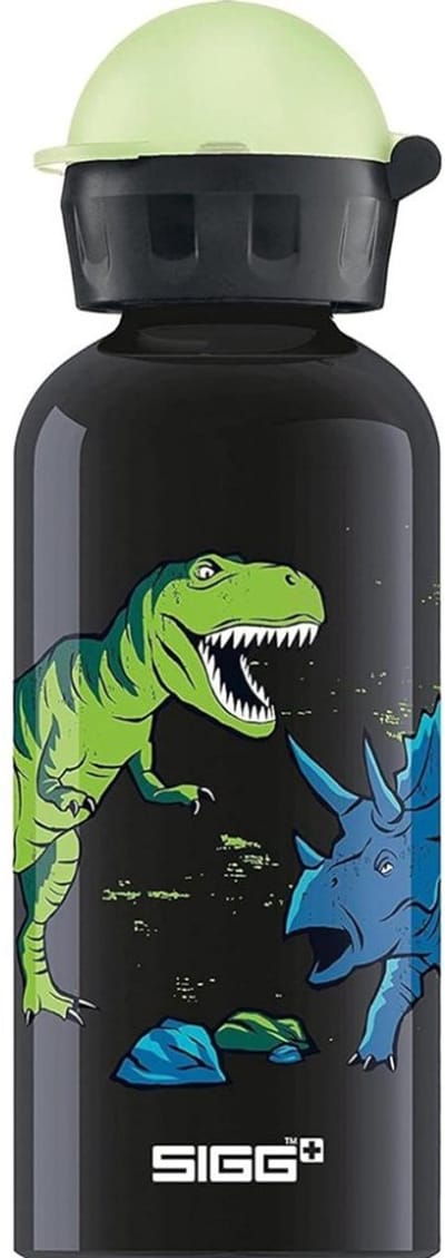 SIGG drinkfles Glow Moon Dinos - 0,4l aluminium kindvriendelijk.