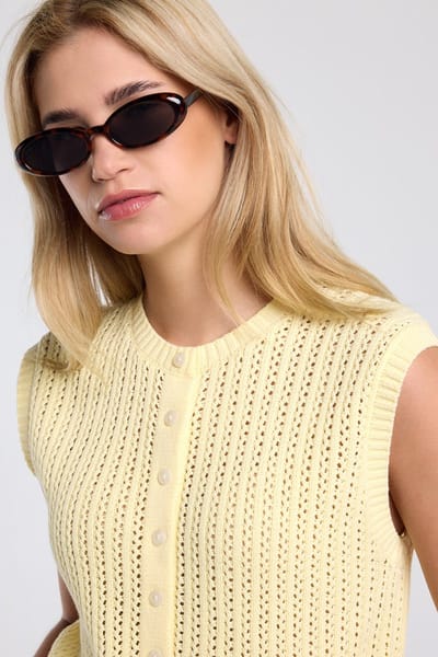 America Today Georgina Light Yellow Größe: XS | Pullover Outlet | Damen | Gelb