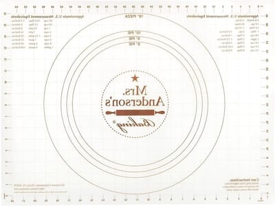 Bakmat - Deegroller Onderlegger - Bakken en Deeg - Met Maatvoering - 45x60 cm - Wit