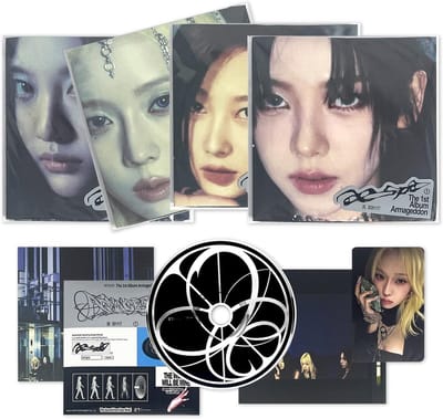 1st Album Armageddon Poster Ver. CD-R Postcard Sticker Photocard Collectors Edition
