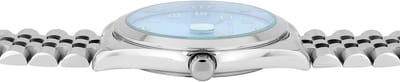 JUST WATCH Herenhorloge Metall uit Edelstahl met datumaanduiding, 3 ATM waterdicht, inkortbaar