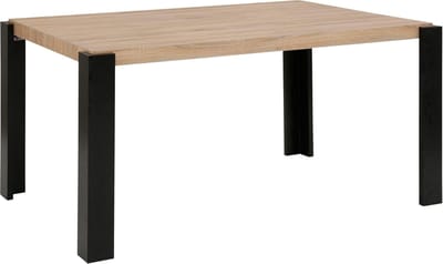 Otago-Eettafel - Eiken/Zwart