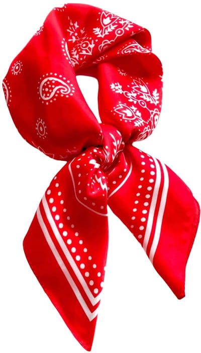 Dames sjaaltje gebloemd - Rood wit 70x70 cm | Youhomy accessoires Fashion Vierkante Sjaal voor Vrouwen | Neksjaal | Klein Sjaaltje | Dames Halsdoek | Valentijns cadeau vrouwen | Moederdag Cadeau| Stewardess Sjaaltje