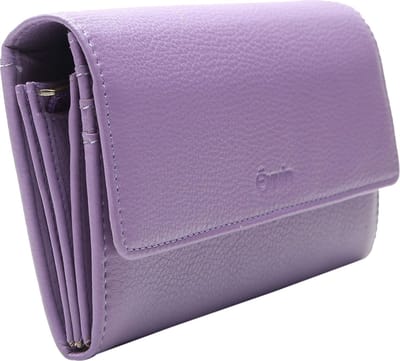 Esquire Leren Portemonnee Peru Ladies Purse Lilac Paars