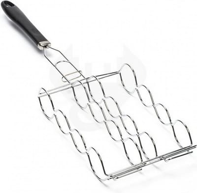 maisklem zilver staal barbecue 54 x 18,5 cm