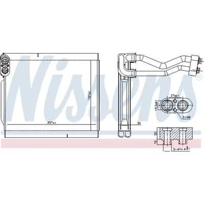 Verdamper, airconditioning NISSENS 92380