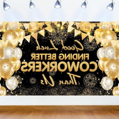 Vind betere collega's dan ons - Banner voor afscheidsfeest - Geluksdecoraties - Feestdecoraties
