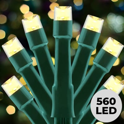Lomera Kerstboomverlichting - Kerstverlichting - Kerstlampjes Buiten - 560 LED Lampjes - Warm Wit Licht - 11 Meter Lengte - Kerstboom Verlichting - Binnen en Buiten Gebruik - 8 Lichtfuncties - Geheugen - Timer 8 Uur - Ip44