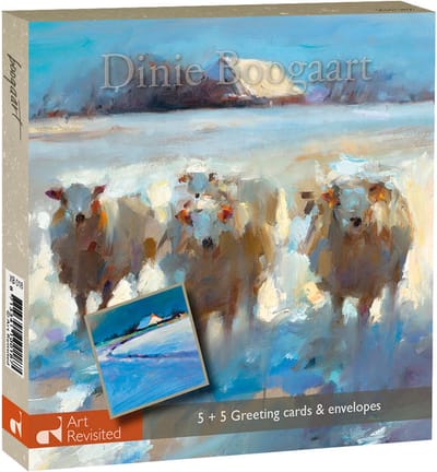 Dinie Boogaart Kerstkaarten 2x 5 Stuks