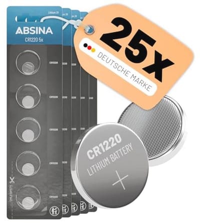Knoopcel 3V CR1220 - Lithium batterij voor autosleutel en horloge - Lange houdbaarheid en lekvrij