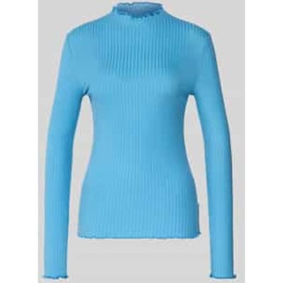 Slim fit shirt met lange mouwen van lyocellmix