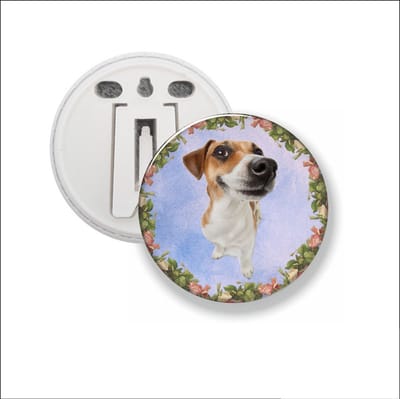 Button Met Clip - Hond