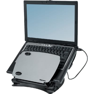 Fellowes Professional Series - Laptop standaard - Metaal - 3 hoogtes - met USB