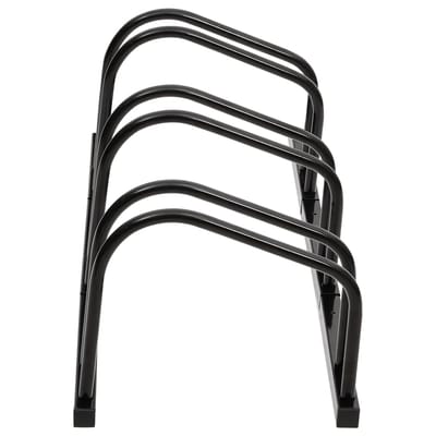 vidaXL - Fietsenrek - voor - 3 - fietsen - staal - zwart