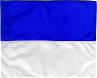 Piri Sport Cornervlag 30 Mm 46 X 40 Cm Blauw/wit