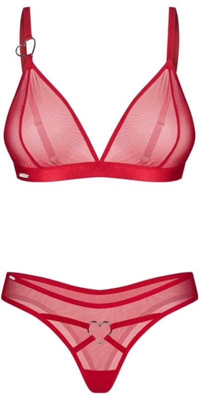 Obsessive - Crimessa Lingerieset - Rood