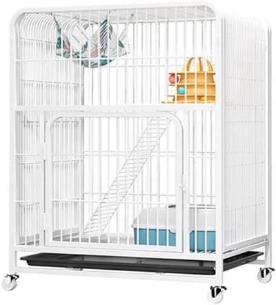 Kattenkooi - Kattenvilla Kattenhuis - Binnen Verblijf - Grote Vrije Ruimte - Tweede Verdieping - Wit